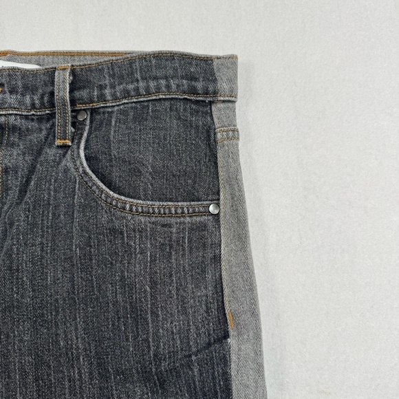 Elizabeth And James Jeans Womens Sz 28 Black Gray Holden Straight Leg High Rise - Picture 13 of 13